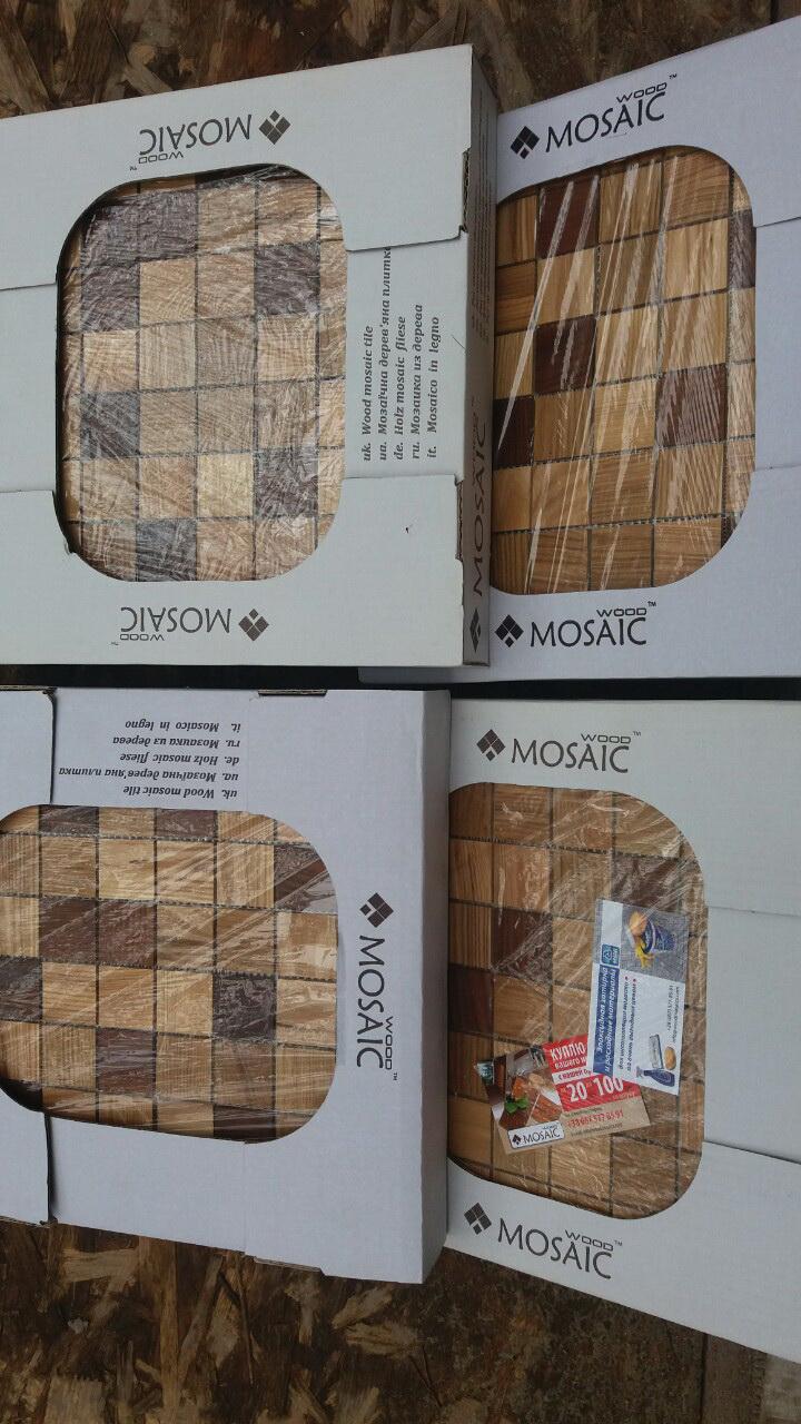 Панели для стен Wood Mosaica Elegant Mix деревянные 1 м2 (8x8) - фото 9 Панели для стен Wood Mosaica Elegant Mix деревянные 1 м2 (8x8) - фото 9