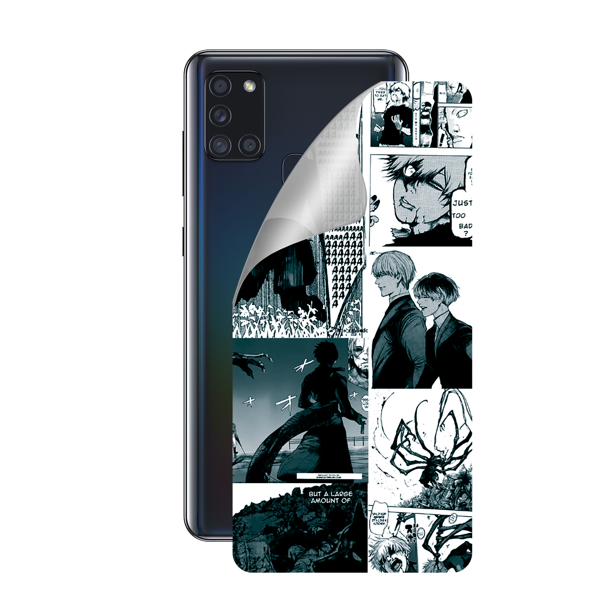 Полиуретановая пленка для Samsung Galaxy A21s серии Print Armor