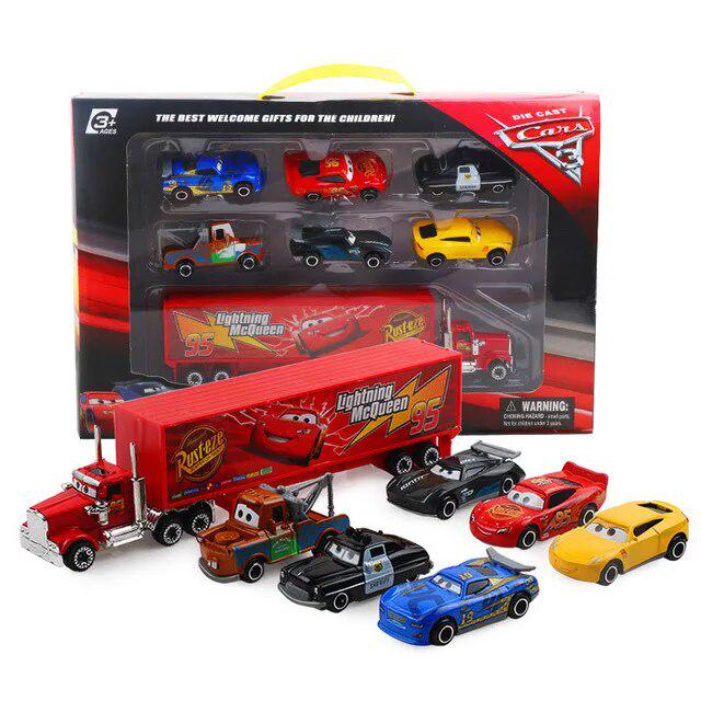 Набор игрушечных машинок Lightning McQueen из 7 шт. (12651190) - фото 6