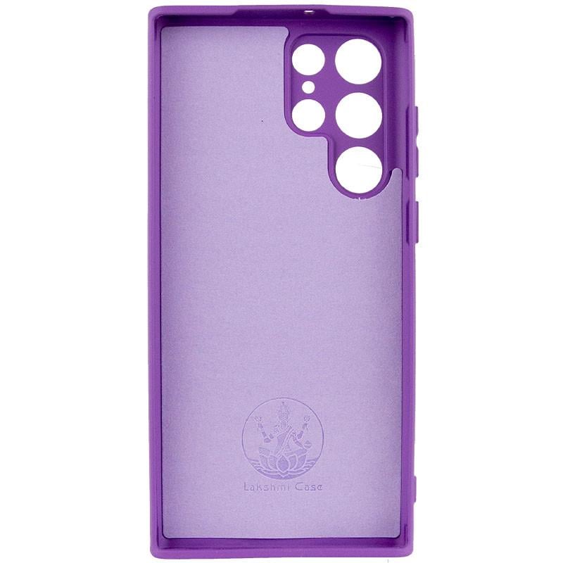 Противоударный Чехол Silicone Cover Lakshmi Full Camera (A) для Samsung Galaxy S22 Ultra Фиолетовый / Purple - фото 3