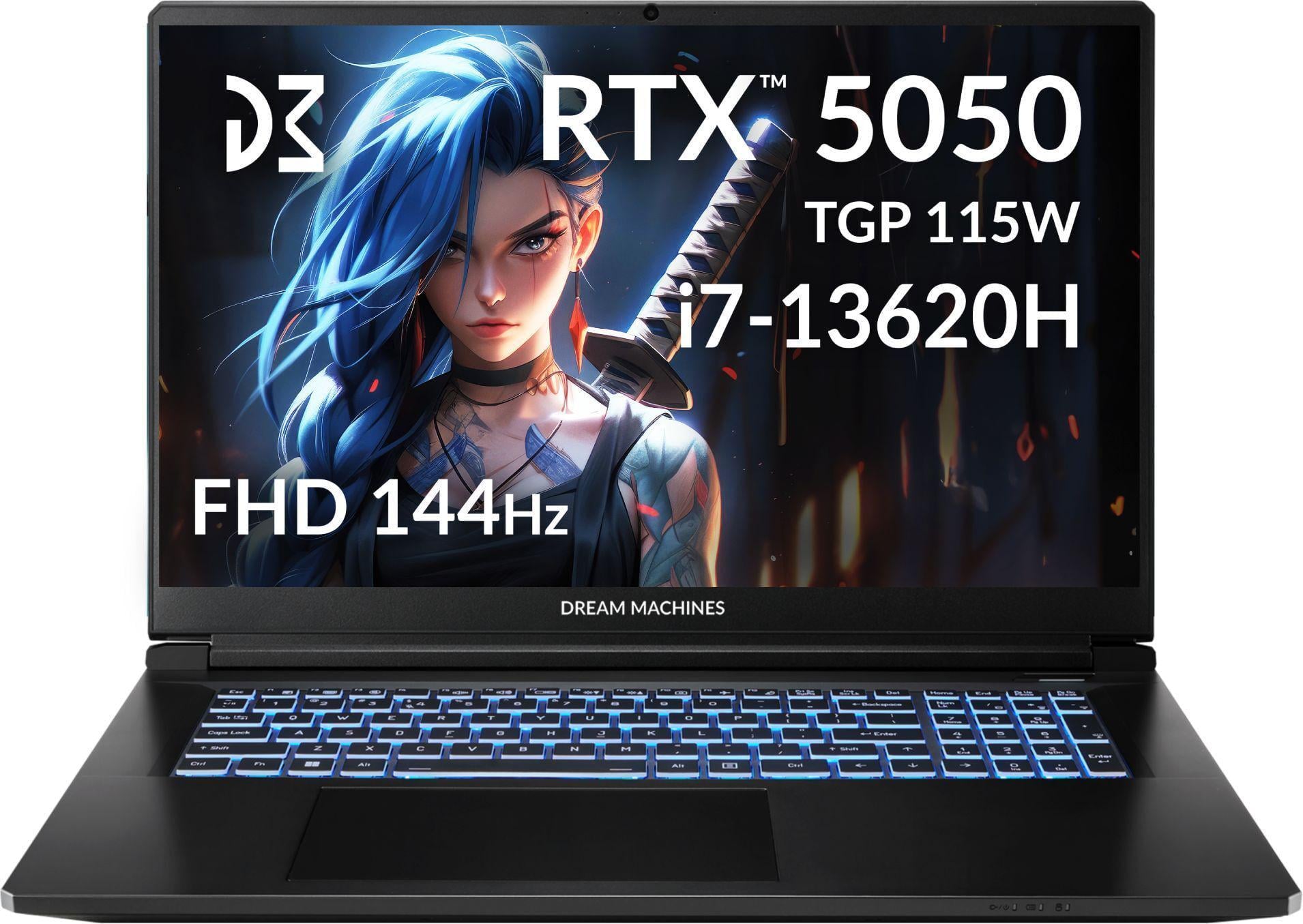 Ноутбук игровой Dream Machines RG5050-17 17,3" FHD Intel Core i7 32 Гб DOS Черный (RG5050-17UA31) Ноутбук игровой Dream Machines RG5050-17 17,3" FHD Intel Core i7 32 Гб DOS Черный (RG5050-17UA31)