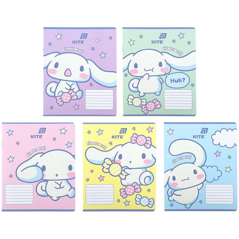Набір шкільних зошитів KITE Cinnamoroll клітинка 12 арк. 25 шт. (CR26-232 У)
