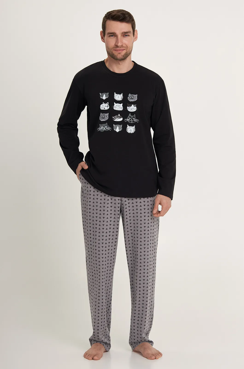 Пижама мужская Ellen FELIX 0880/15/02 XL Черный (31329427)