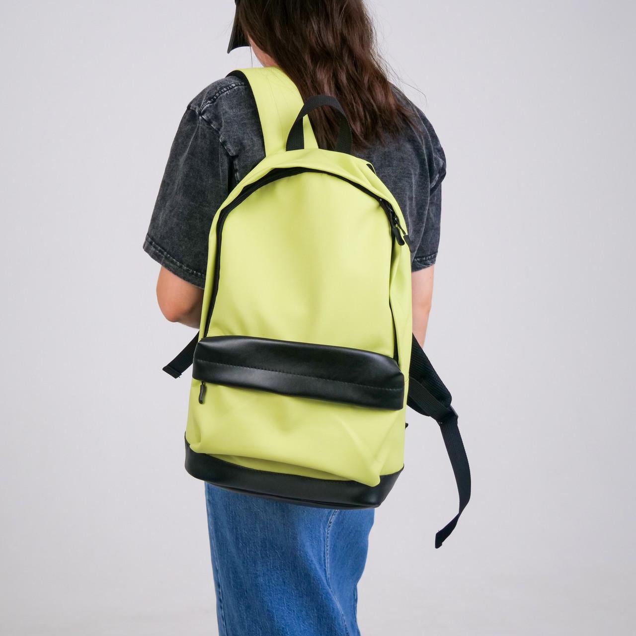 Рюкзак City в екошкірі Салатовий (21934642431)