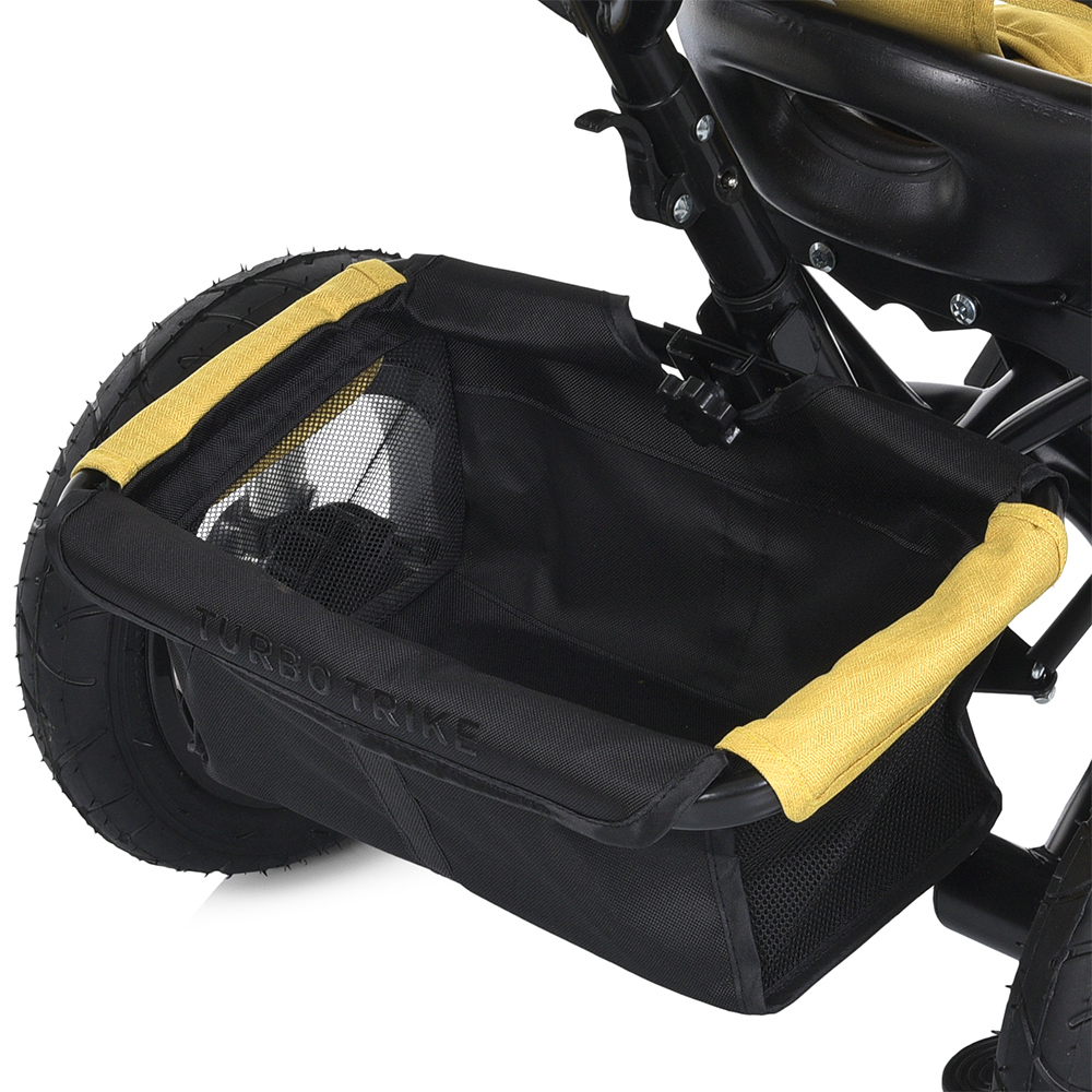 Велосипед триколісний Turbo Trike MT 1006-10 з батьківською ручкою Жовтий - фото 9 Велосипед триколісний Turbo Trike MT 1006-10 з батьківською ручкою Жовтий - фото 9