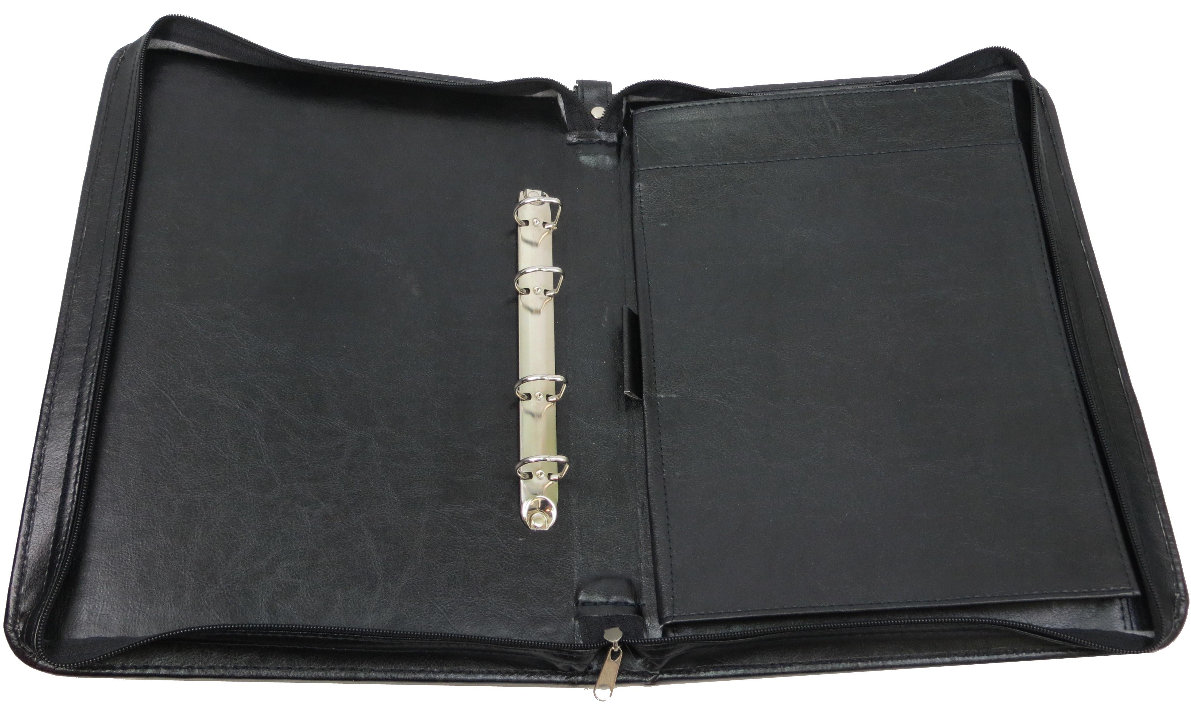 Папка деловая Exclusive для документов из экокожи Черный (710800-4 black) - фото 2 Папка деловая Exclusive для документов из экокожи Черный (710800-4 black) - фото 2