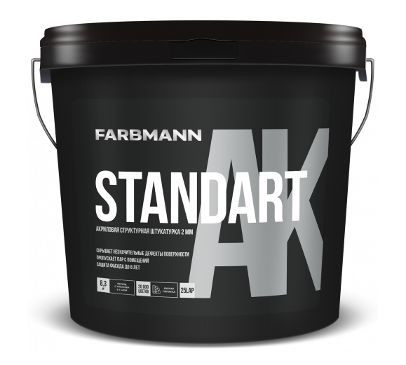 Штукатурка структурная короед Farbmann Standart AK 25 кг (1862648874)