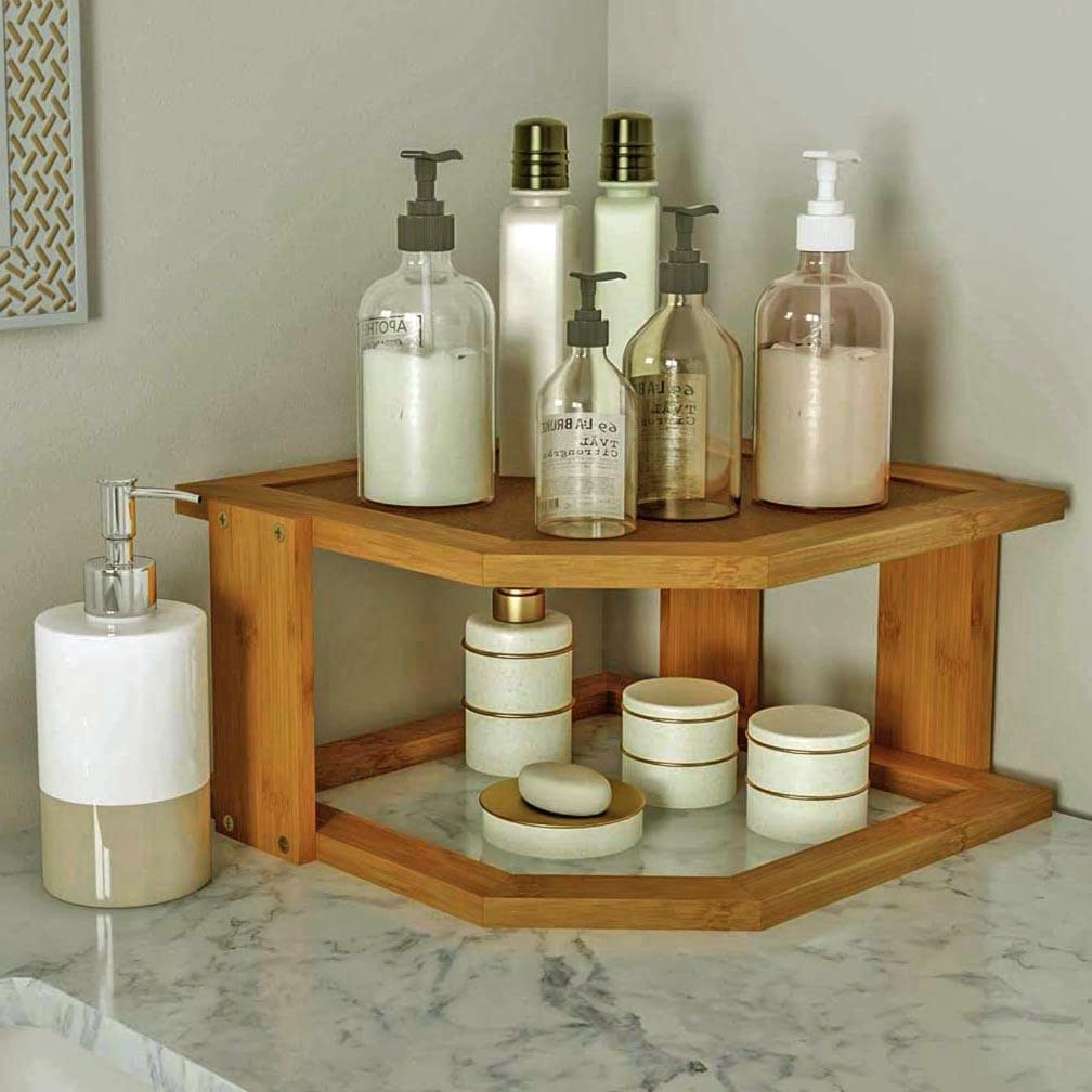 Полка для ванной настольная из дерева Драйлори Сиена (ВНО-003105) Полка для ванной настольная из дерева Драйлори Сиена (ВНО-003105)