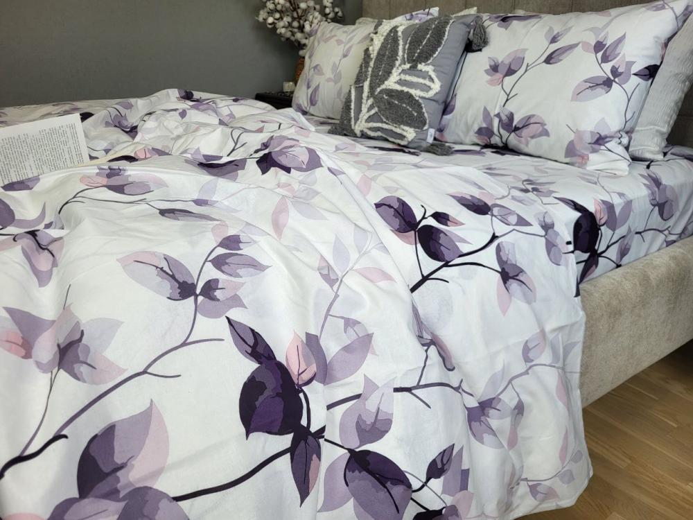 Комплект постельного белья на резинке Мона Лиза бязь PREMIUM двуспальный/наволочки 50х70/70х70 см (8973)