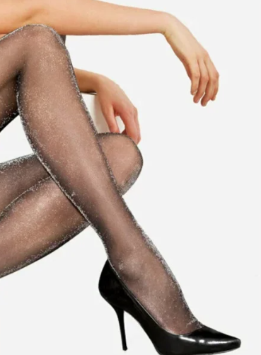 Колготки люрекс LORES Carnevale 20 den 5 Черный (8945-5) - фото 3 Колготки люрекс LORES Carnevale 20 den 5 Черный (8945-5) - фото 3