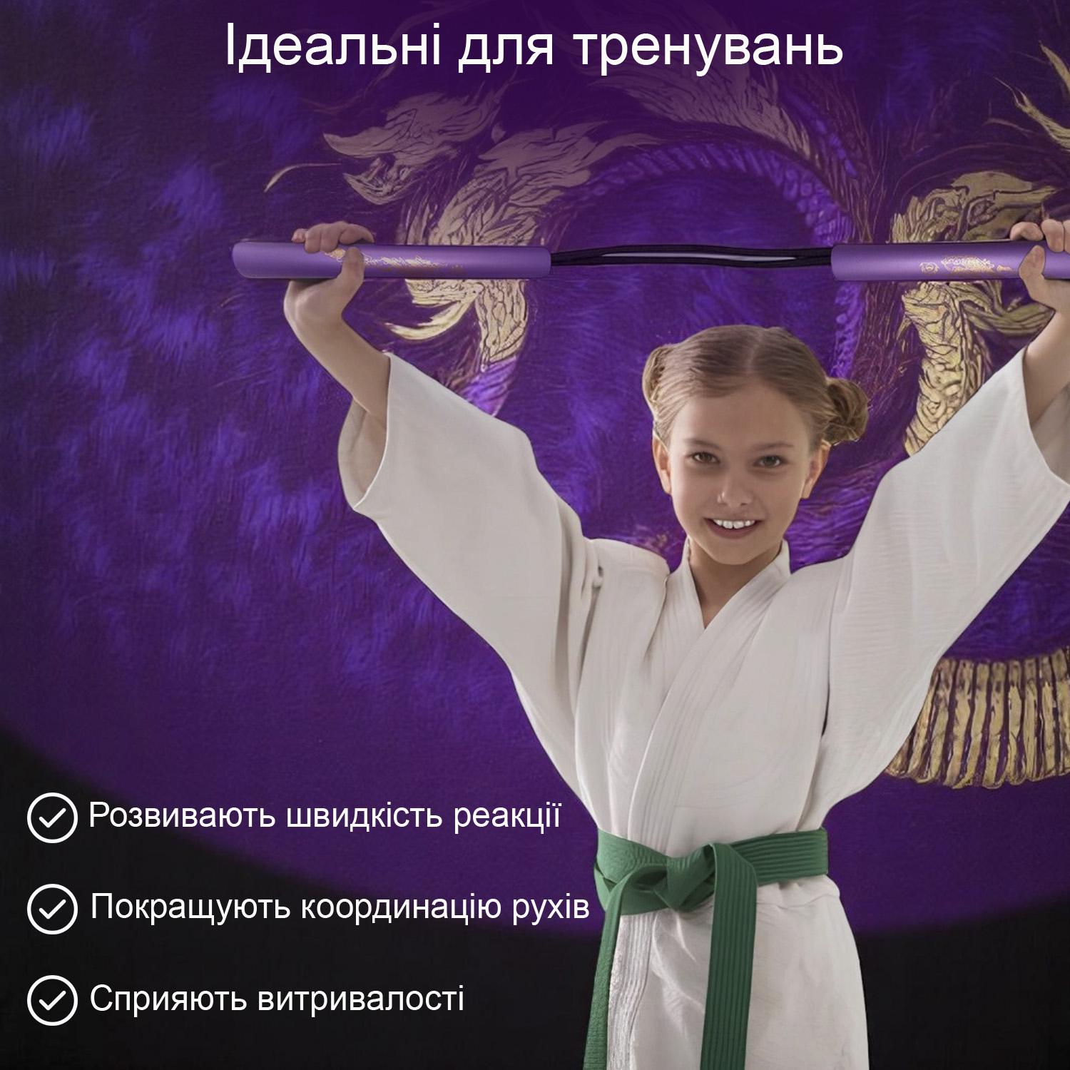 Нунчаки тренировочные со шнуром GDragon с неопреновым покрытием из пластика Черный (3_4_0_6) - фото 8 Нунчаки тренировочные со шнуром GDragon с неопреновым покрытием из пластика Черный (3_4_0_6) - фото 8