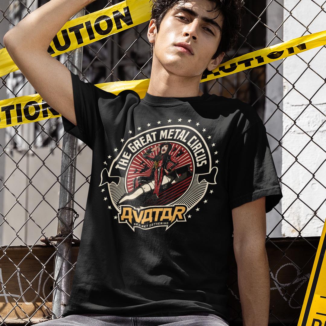 Футболка унисекс Avatar The Great Metal Circus 2XL Черный (31798738)