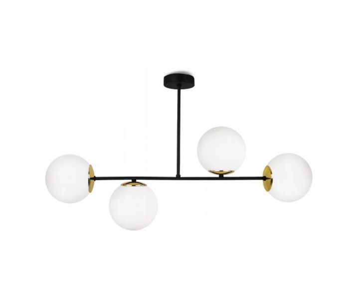 Подвесной светильник Tuluza 4 D18 E27 Gold/White (PL-0002798 M/White Gold)