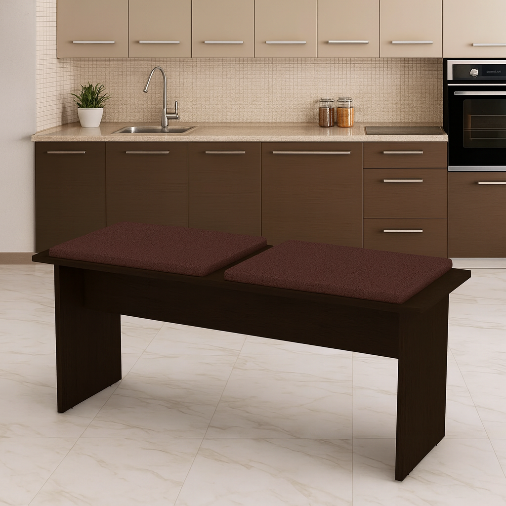 Кухонный табурет-скамейка Kompanit T-8 ЛДСП 100х33х43 см Венге темный (31727705)