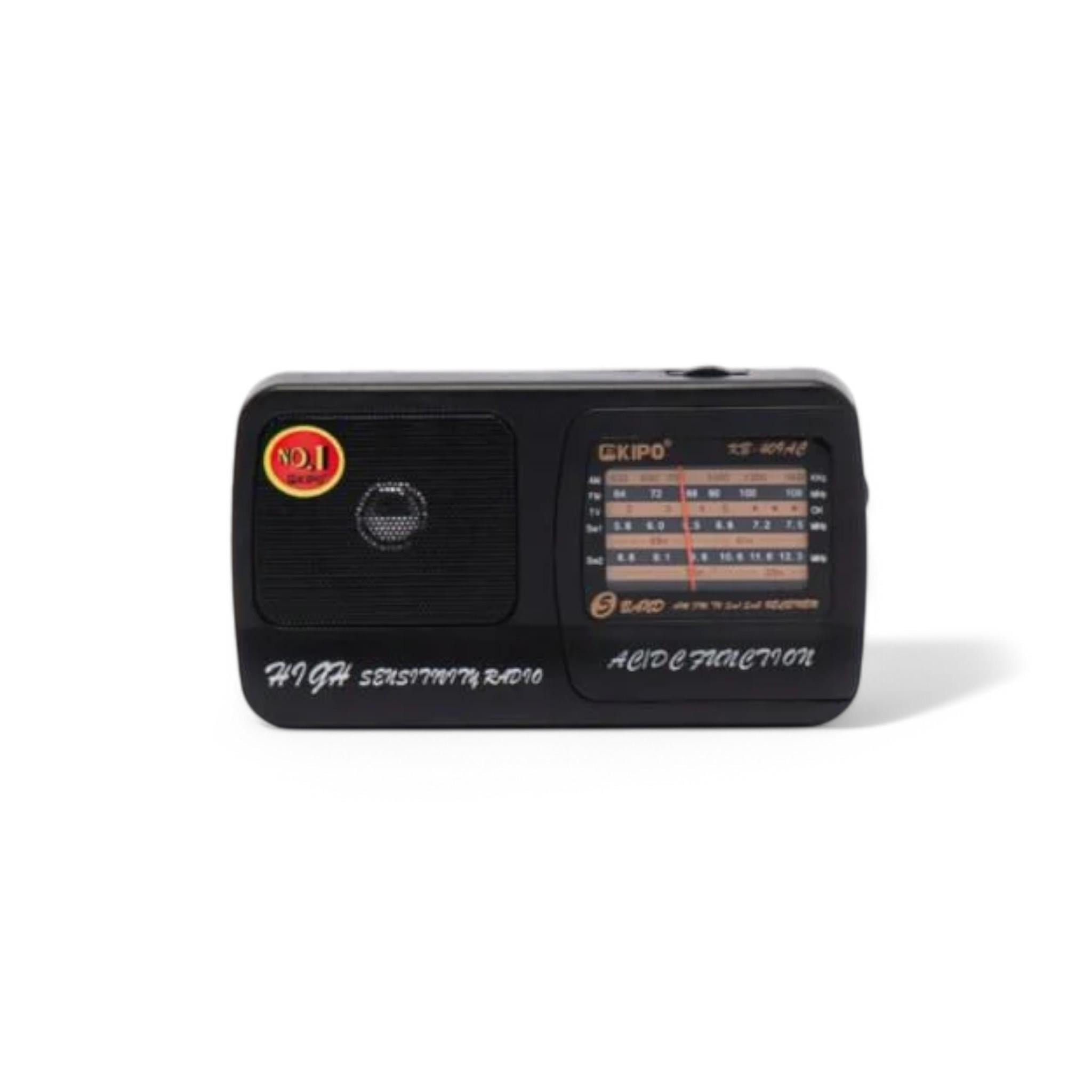 Радиоприемник Kipo KB-409AC от сети/батареек Black (R_KB409AC/Black)