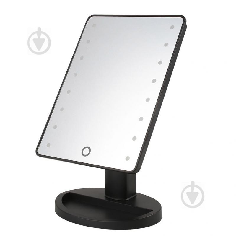 Зеркало для макияжа Magic Makeup XR-1608 с LED-подсветкой Black (hub_np2_1623) Зеркало для макияжа Magic Makeup XR-1608 с LED-подсветкой Black (hub_np2_1623)