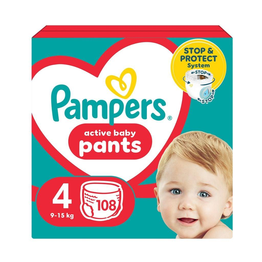 Підгузки-трусики дитячі Pampers Active Baby Pants р. 4 9-15 кг 108 шт. (PD262540)