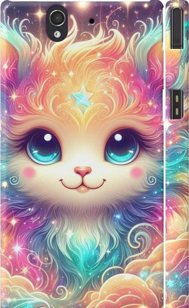 Чехол на Sony Xperia Z C6602 Сказочный котенок (5813m-40-42517)