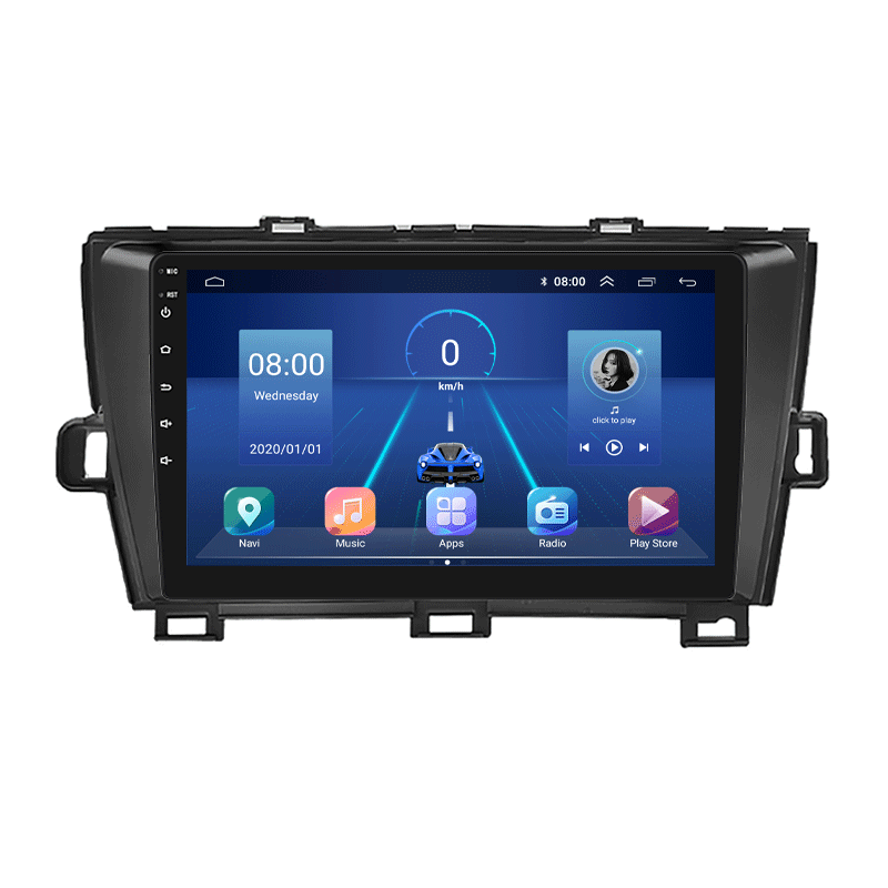 Штатная магнитола 9" Lesko для Toyota Prius III Рестайлинг (XW30) 2011-2015 2/32Gb/ 4G/ Wi-Fi Premium Тойота