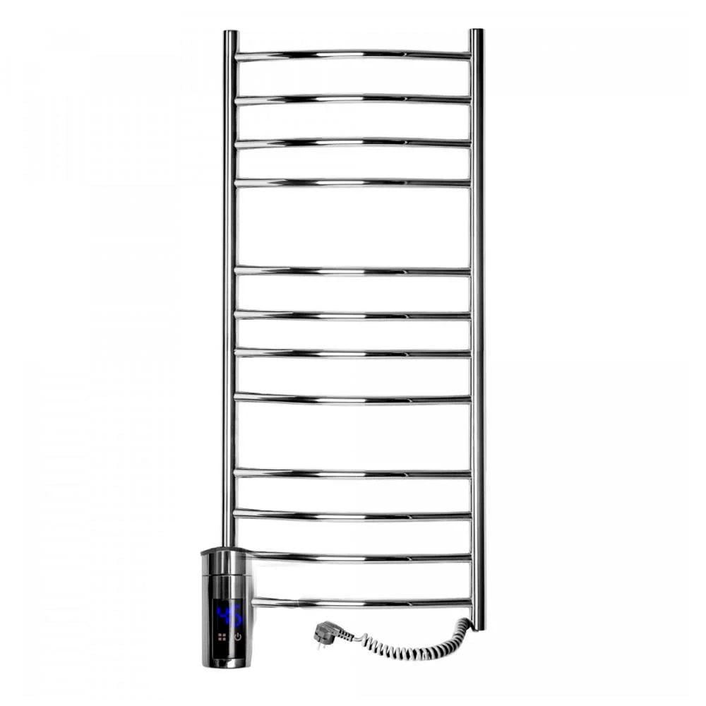 Полотенцесушитель электрический SANTAN Лестница Камелия Sensor правосторонняя 480х1200 мм Нержавеющая сталь (353722)