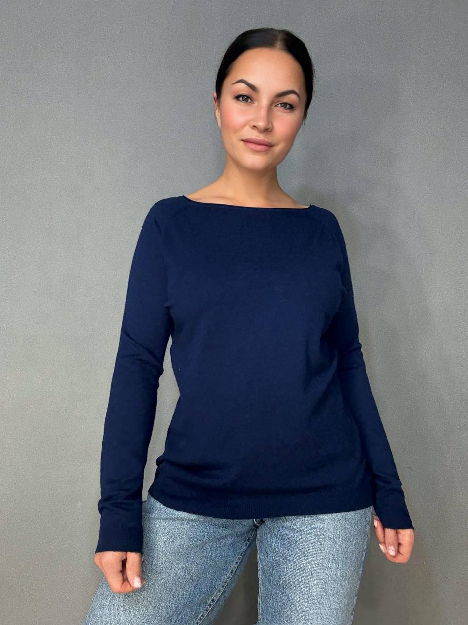Джемпер жіночий ACCORDDREAM 9377 тонкий светр простий базовий однотонний OS Темно-синій (1290) - фото 1 Джемпер жіночий ACCORDDREAM 9377 тонкий светр простий базовий однотонний OS Темно-синій (1290) - фото 1