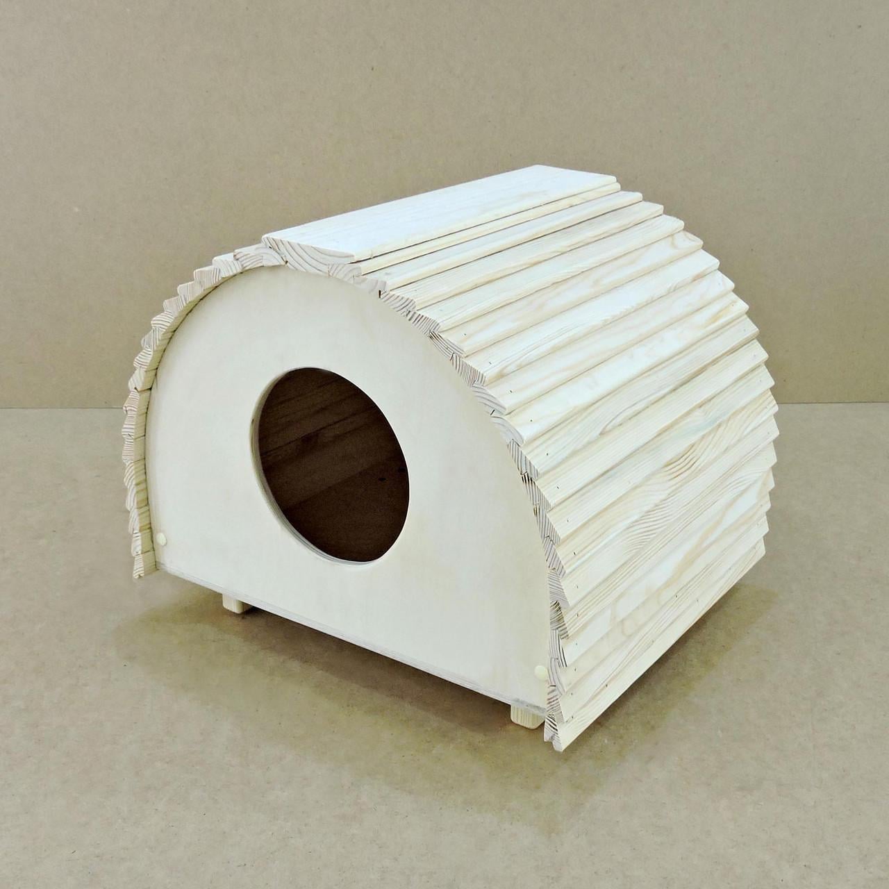 Домик для кошки из дерева Сандра Бланже (ДДК-000301)