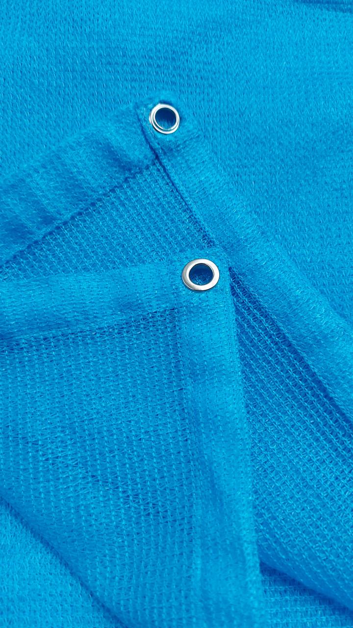 Сетка затеняющая Growtex с люверсами 85% 3х2 м Голубой