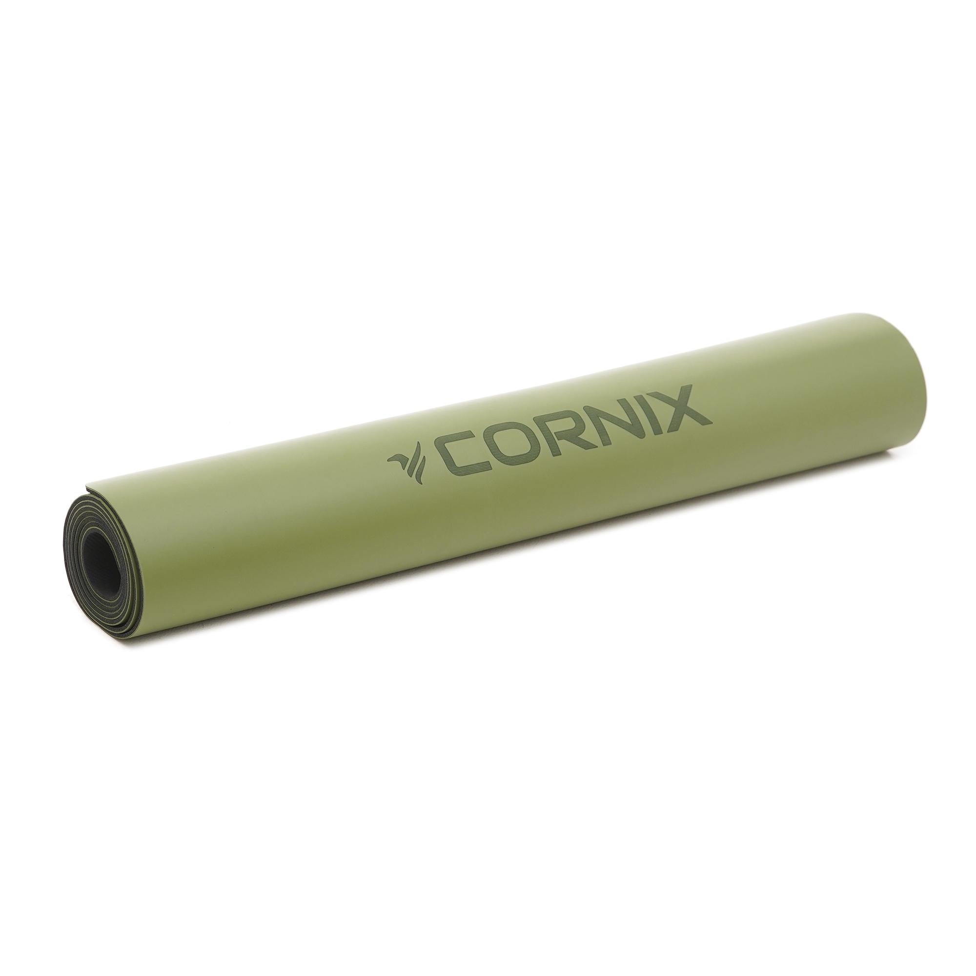 Коврик для фитнеса Cornix PU XR-0321 183x68x0,4 см Green (55775) - фото 4