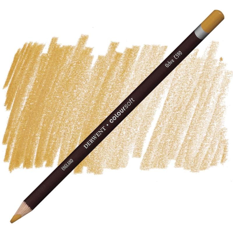 Карандаш цветной Derwent Coloursoft С590 Охра (701011)