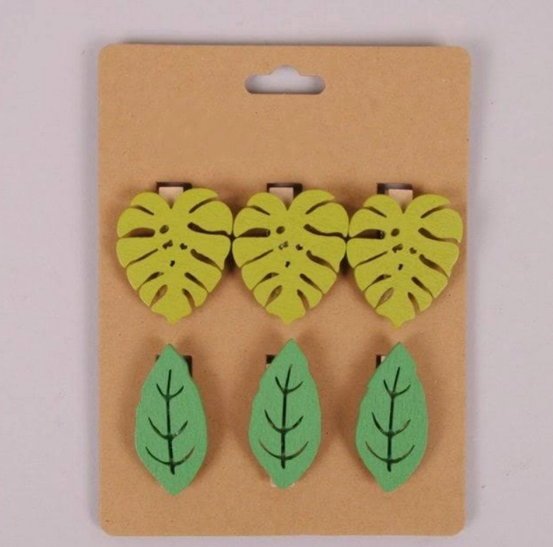 Декор на прищепке MIX 6 шт. (22626)