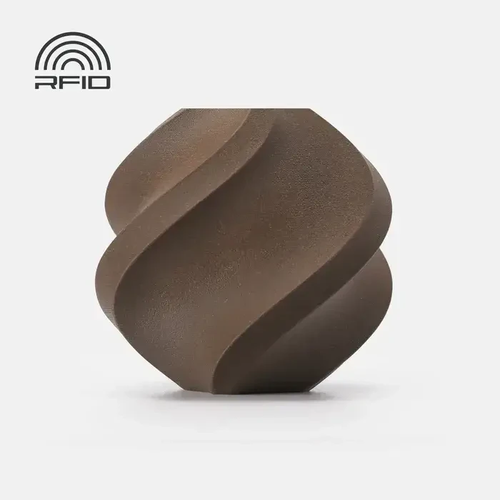 Пластик Bambu Lab PLA Wood 1,75 мм 1 кг с RFID-меткой с катушкой Black Walnut (13107)