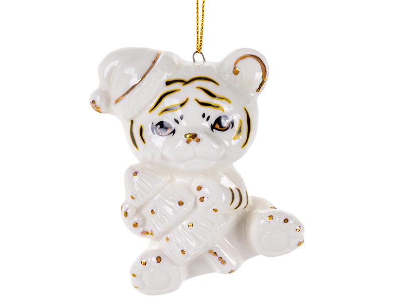 Елочное украшение Elen Тигр с елочкой (149-450)