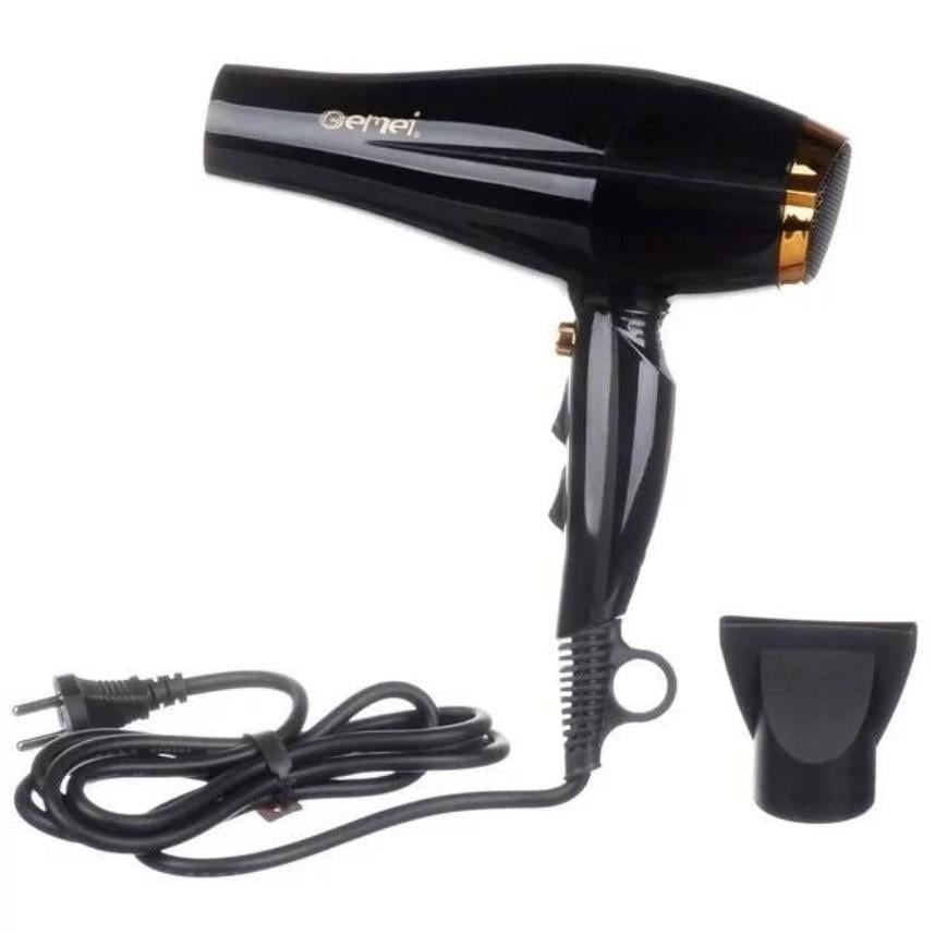 Фен для сушки и укладки волос Geemy GM-1765 с функцией холодного воздуха 2800 Вт Черный (315) Фен для сушки и укладки волос Geemy GM-1765 с функцией холодного воздуха 2800 Вт Черный (315)
