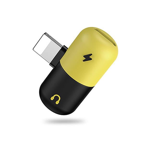 Адаптер Alitek 2в1 для наушников и зарядки Lightning (1277153364)