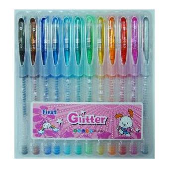 Набір ручок гелевих з блиском gb-205-12 12 шт. (MTT-113640)