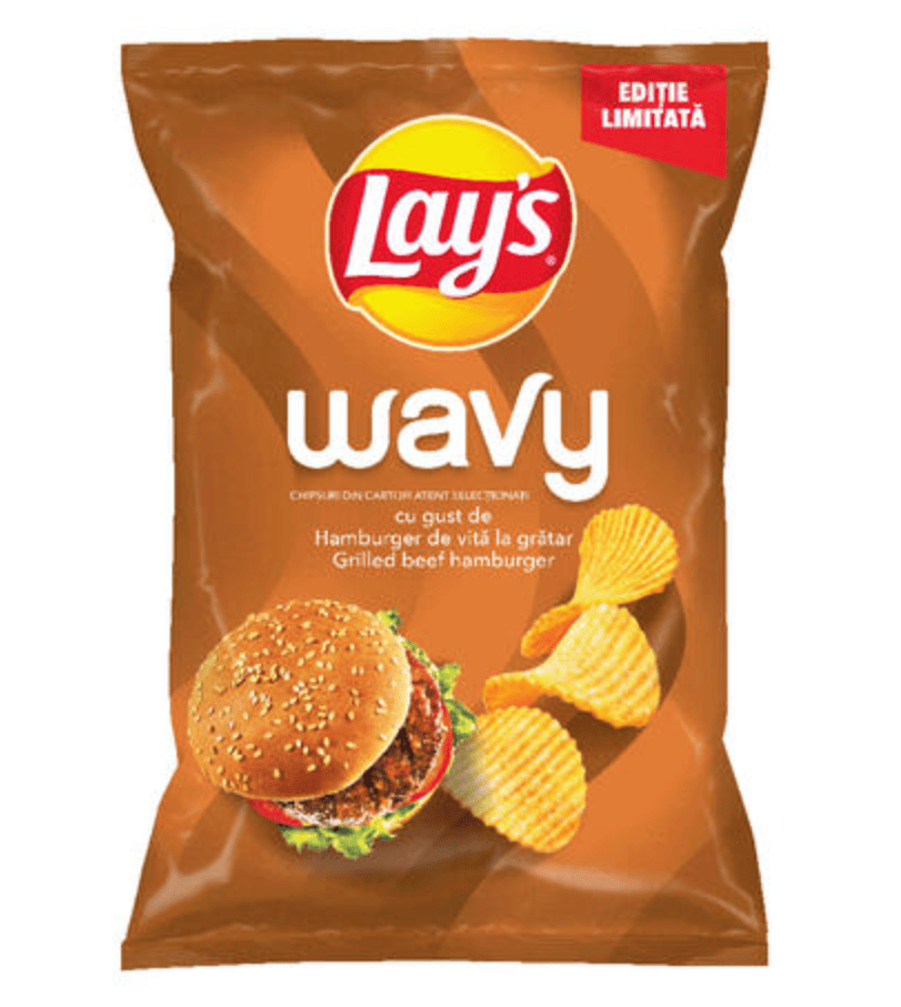 Чипсы Lay's Wavy Hamburger 115 г (2814966336)