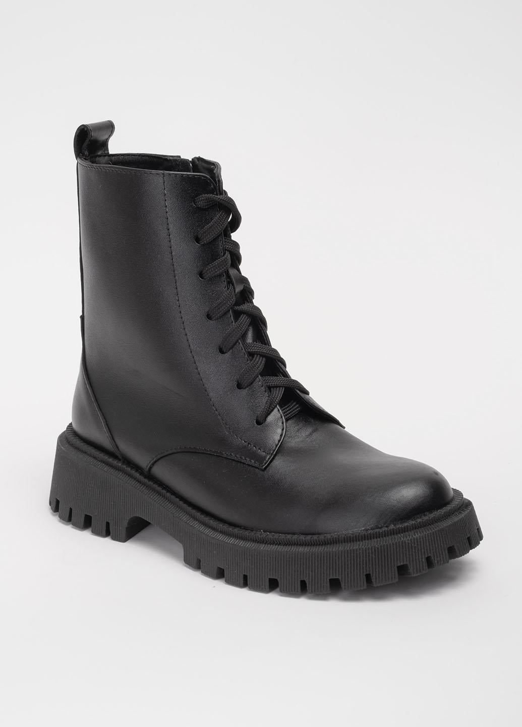 Ботинки женские зимние кожаные р. 38 Черный (342169_38)