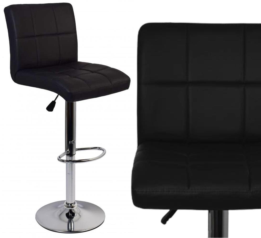 Барный стул Bonro BC-0106 из экокожи квадратный с подставкой для ног Черный (132-76-40080026) - фото 10 Барный стул Bonro BC-0106 из экокожи квадратный с подставкой для ног Черный (132-76-40080026) - фото 10