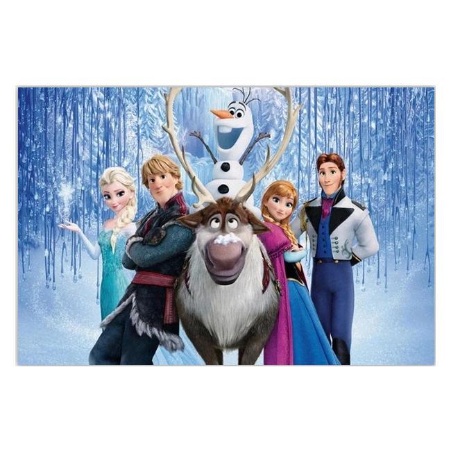 Алмазная вышивка мозаика Diy Эльза и ледяное серце 30х40 см DZDP738