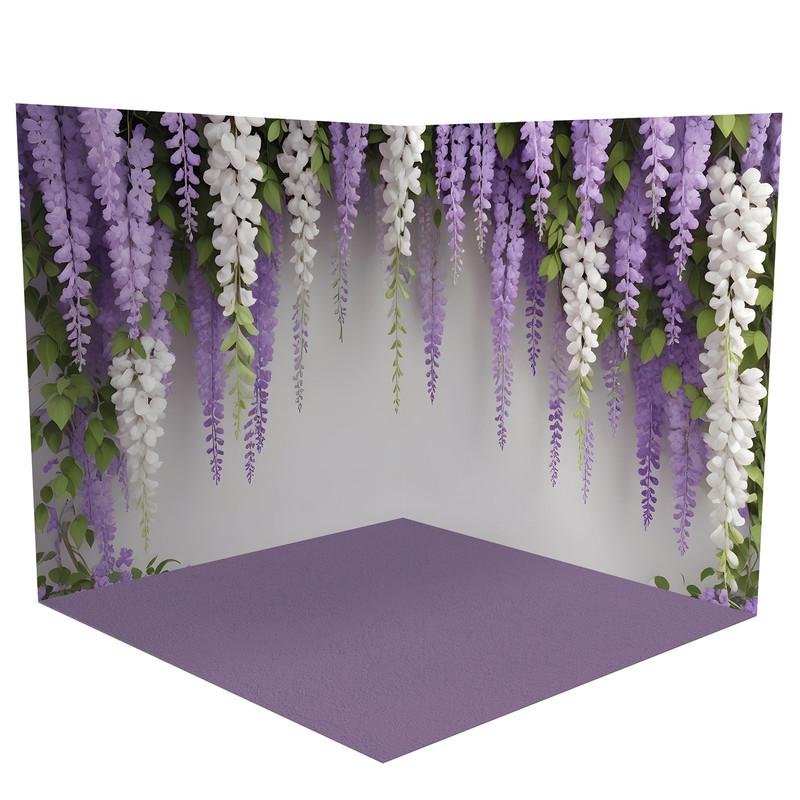 Фотофон виниловый угловой Frontlit стена/пол 100х100 см 450 г/м2 №58447 (58447-100)