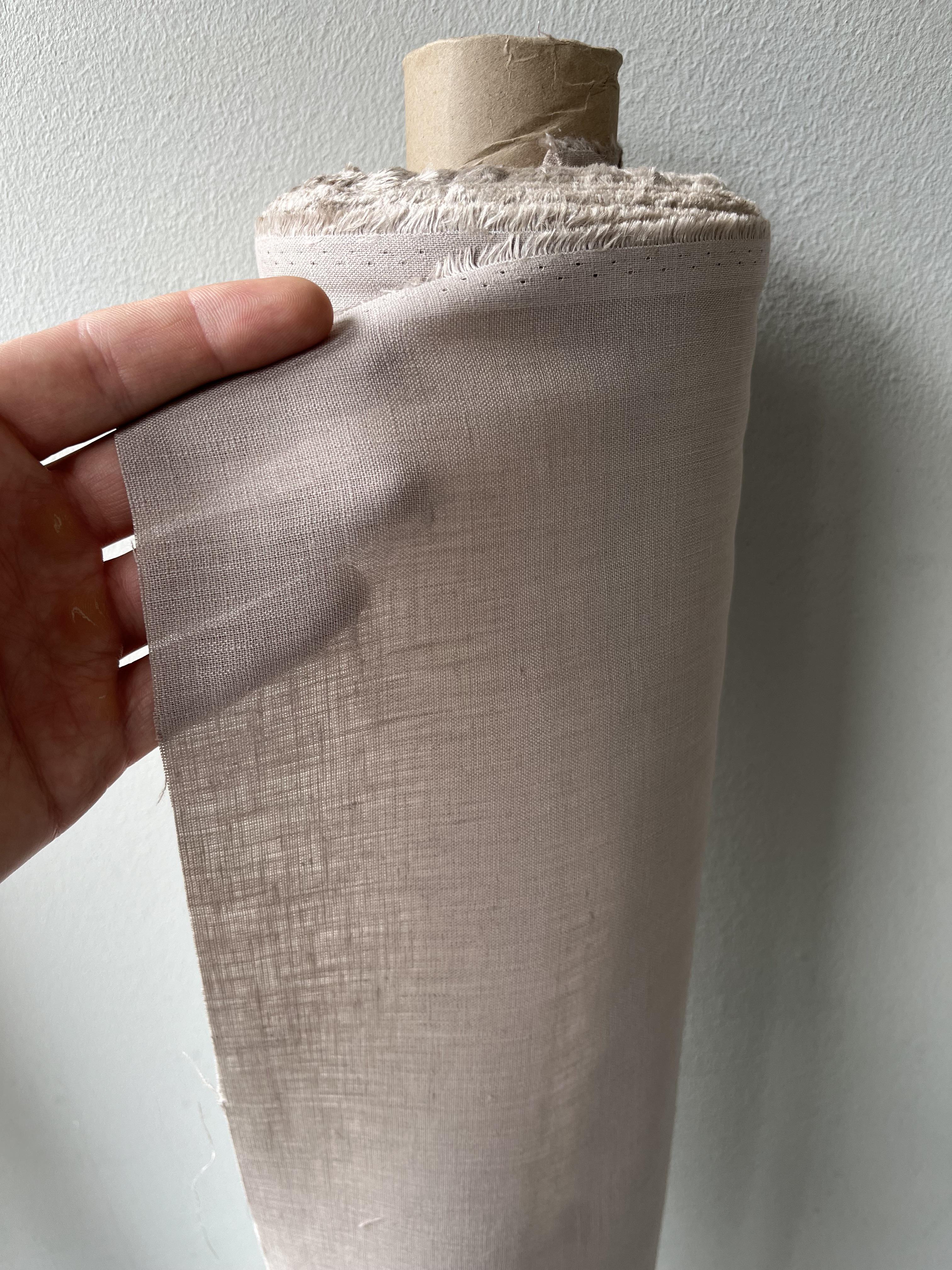Ткань LINEN PLUS 100% лен 143 см 331 Бежевый - фото 3