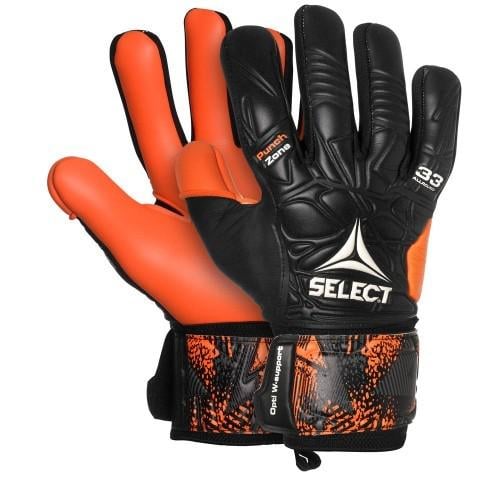 Рукавиці воротарські Select Goalkeeper Gloves 33 Allround р. 8,5 18,5 см Чорний/Помаранчевий (601330-061-8,5)