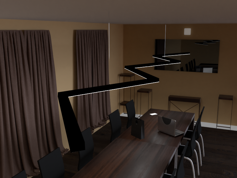 Подвесной светильник светодиодный LEDUA Левин 220V 201W 12600 Lm 6000К Черный (25344298) - фото 5 Подвесной светильник светодиодный LEDUA Левин 220V 201W 12600 Lm 6000К Черный (25344298) - фото 5