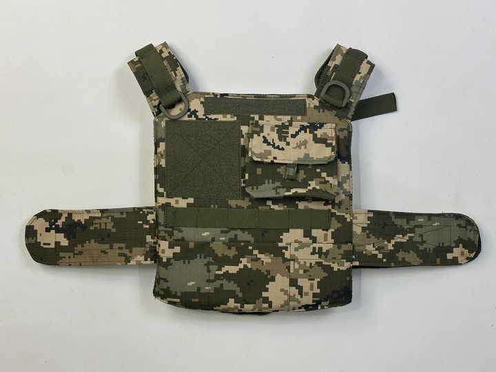 Детский игрушечный бронежилет с карманами для страйкбола 120-158 см Пиксельный (22683353) - фото 6 Детский игрушечный бронежилет с карманами для страйкбола 120-158 см Пиксельный (22683353) - фото 6