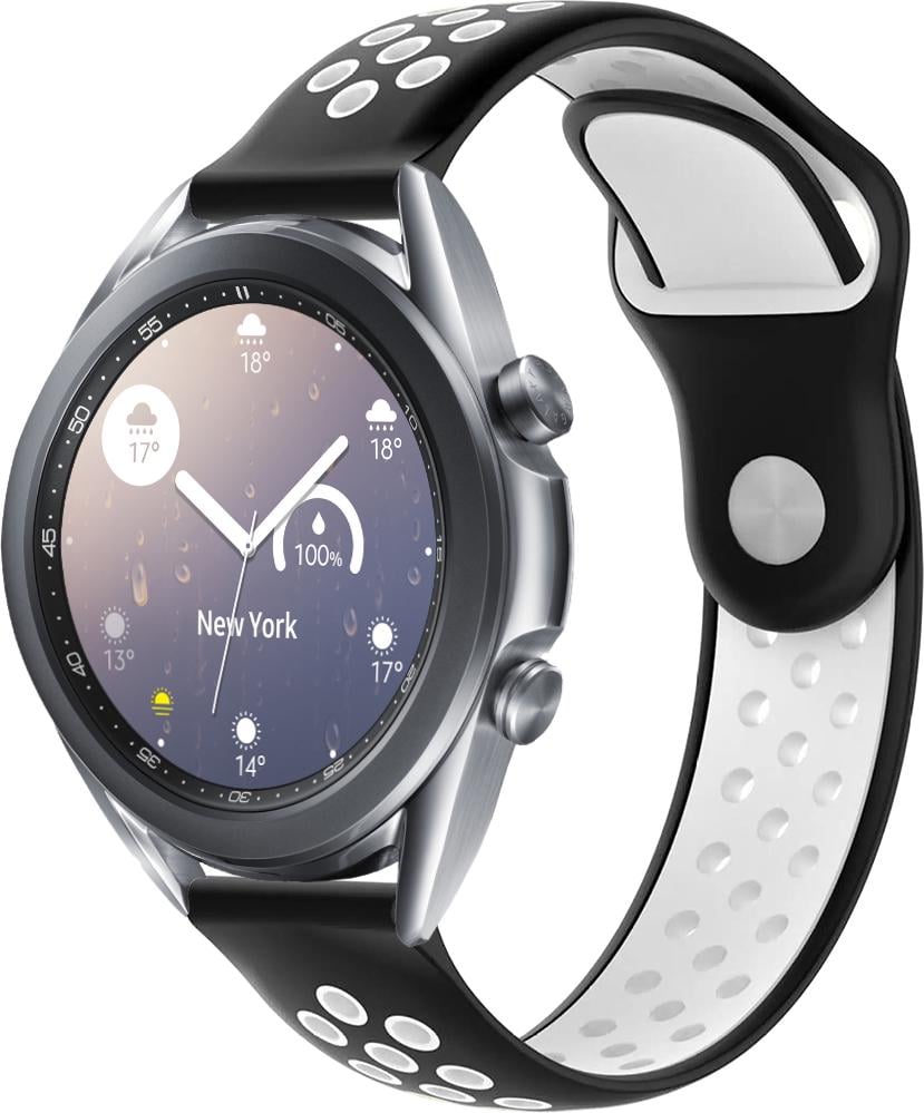 Ремінець Sport для Galaxy Watch 3 41 мм Black White (23034-1E)