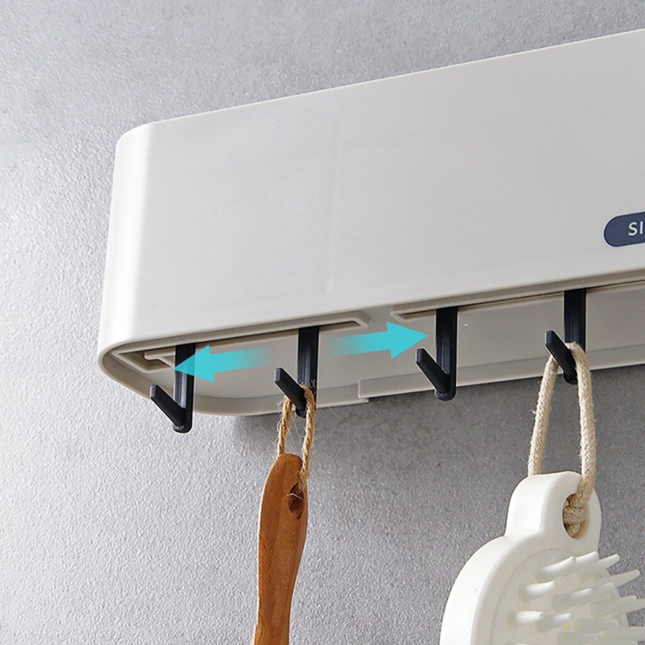 Держатель для хранения зубных щеток SIMPLE Серый (28329097) - фото 7