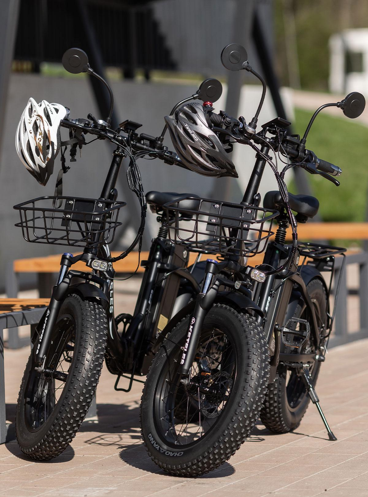 Електровелосипед складаний KETELES KF9 750W 13Ah 20" з широкими колесами Чорний (71873) - фото 8