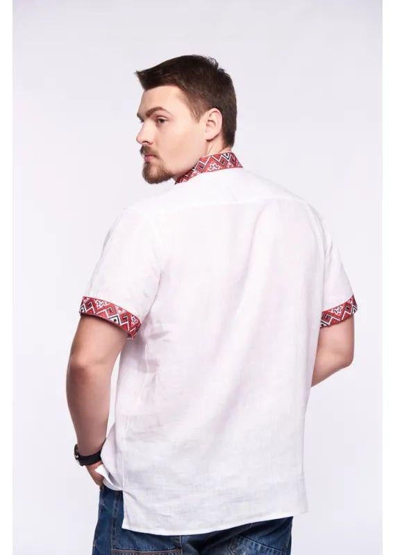 Вышиванка мужская р. 62 Белый (263) - фото 2 Вышиванка мужская р. 62 Белый (263) - фото 2