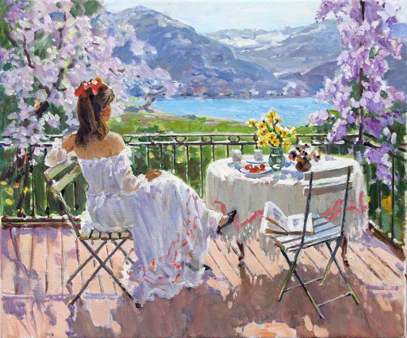 Алмазная мозаика Emerald Craft Вид на горы 30x40 см (23714)
