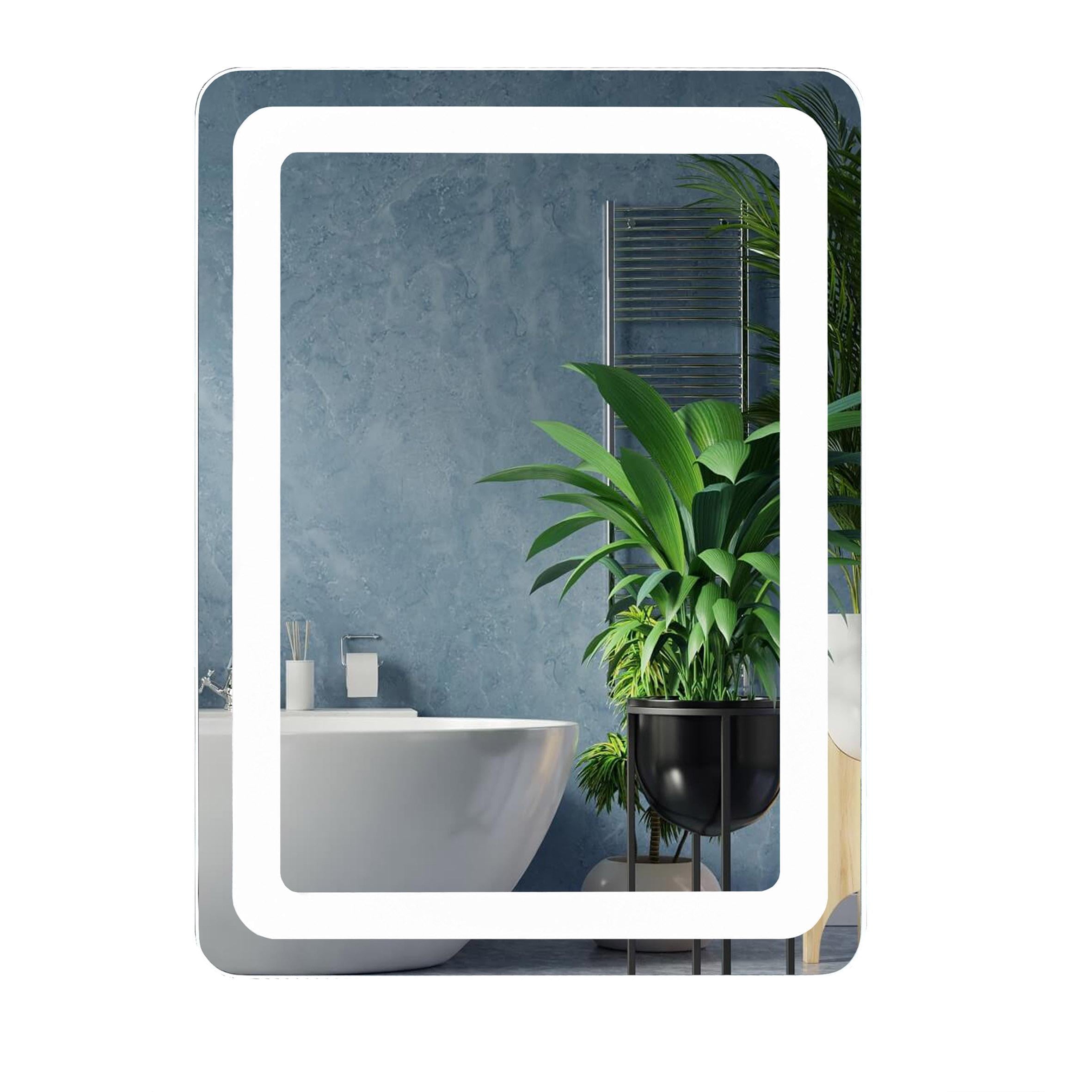 Зеркало UNIO MRR-04 SQR-RA 600 x 800 mm LED FL (000026929)